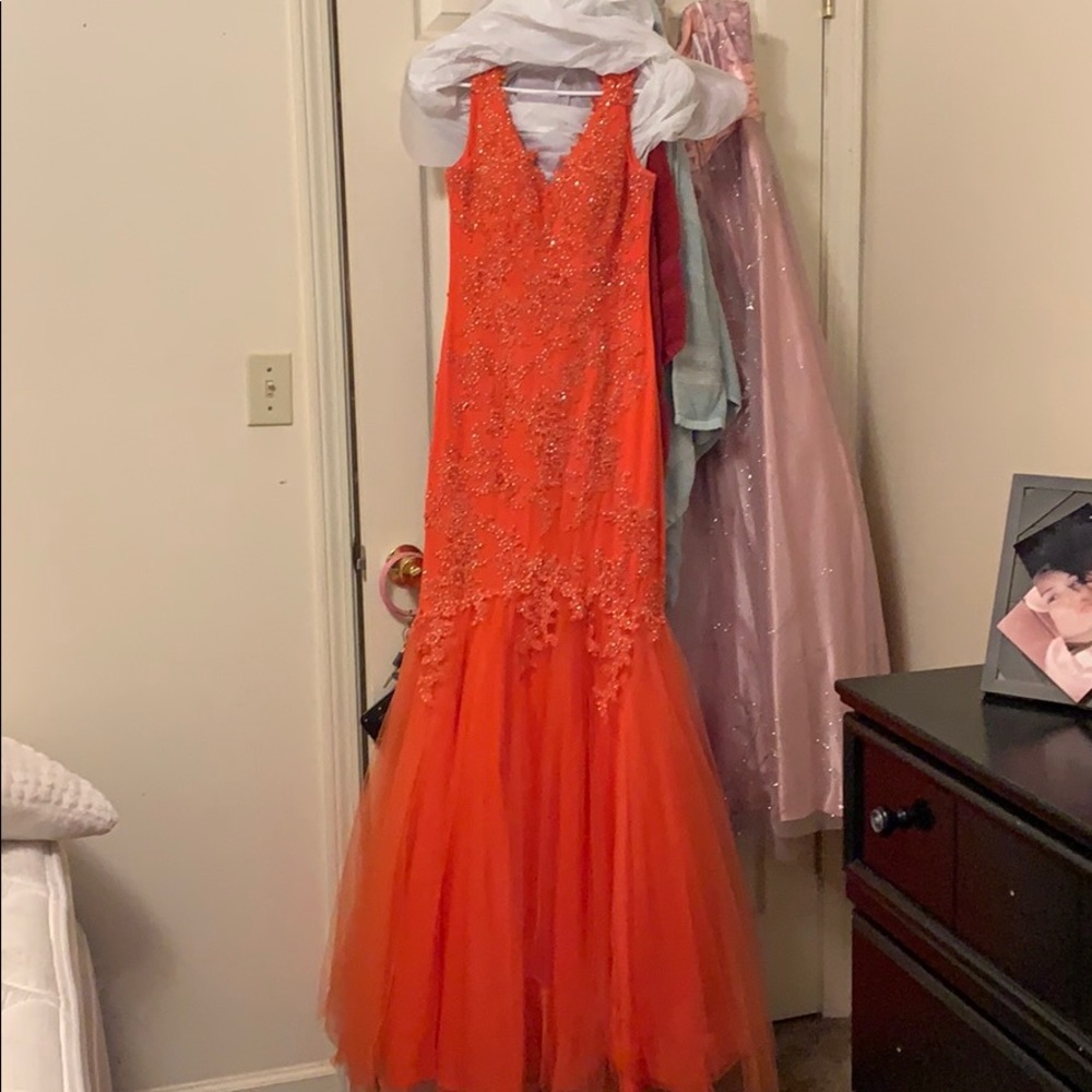 Prom or pageant dress.